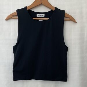 Babaton double layer black Tank Top